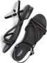 Nerogiardini Zwarte Lage Hak Sandalen voor Vrouwen Black Dames - Thumbnail 7