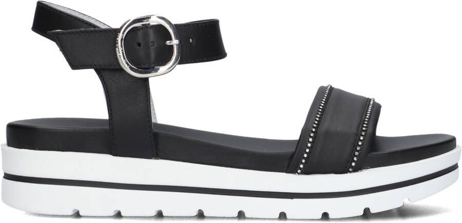 NERO GIARDINI Zwarte Sandalen 30781