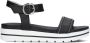 Nerogiardini Zwarte Leren Sandalen met Strass-stenen Black Dames - Thumbnail 5