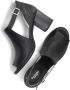 Nerogiardini Zwarte Leren Geperforeerde Sandalen Black Dames - Thumbnail 6