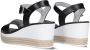 Nero Giardini 410650 Sandalen Met Sleehak Dames Zwart - Thumbnail 3