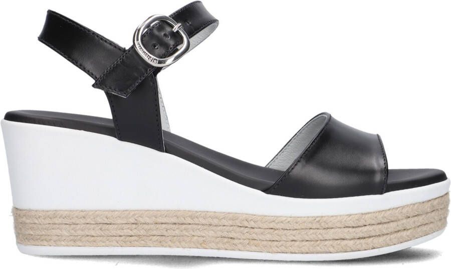 NERO GIARDINI Zwarte Sandalen 410650