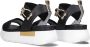 Nerogiardini Casual Zwarte Leren Dames Sandalen Black Dames - Thumbnail 5