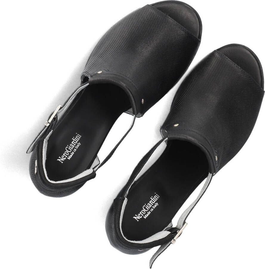 NERO GIARDINI Zwarte Sandalen 512690