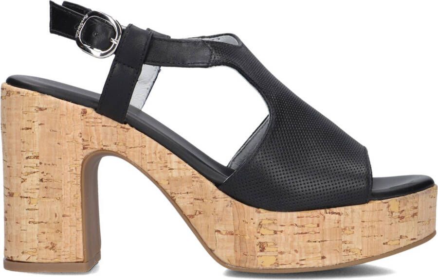 NERO GIARDINI Zwarte Sandalen 513620