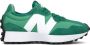 New Balance Oversized Logo Textiel en Suède Sneakers Green Heren - Thumbnail 6