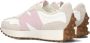 New Balance Oversized Leren Sneakers met Trail Running Zool Wit Dames - Thumbnail 4