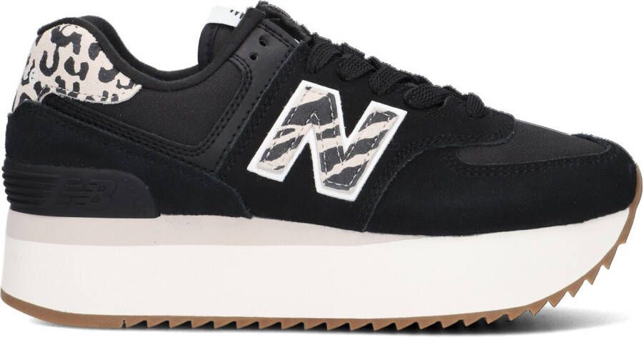 New Balance Wl574 Lage sneakers Dames Zwart + - Foto 4
