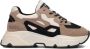 NIK&NIK Daniel chunky suède sneakers beige zwart Suede 40 - Thumbnail 2