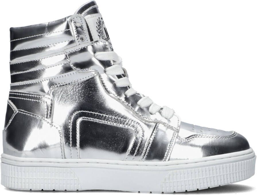 Nik & Nik Zilveren Hoge Sneaker Lune Galaxy Sneaker