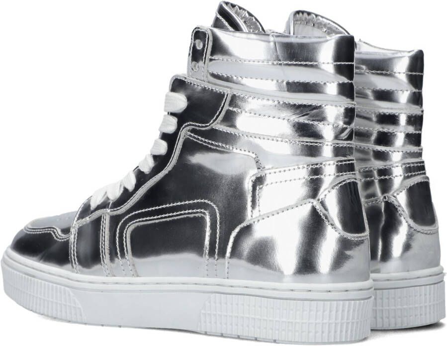 Nik & Nik Zilveren Hoge Sneaker Lune Galaxy Sneaker