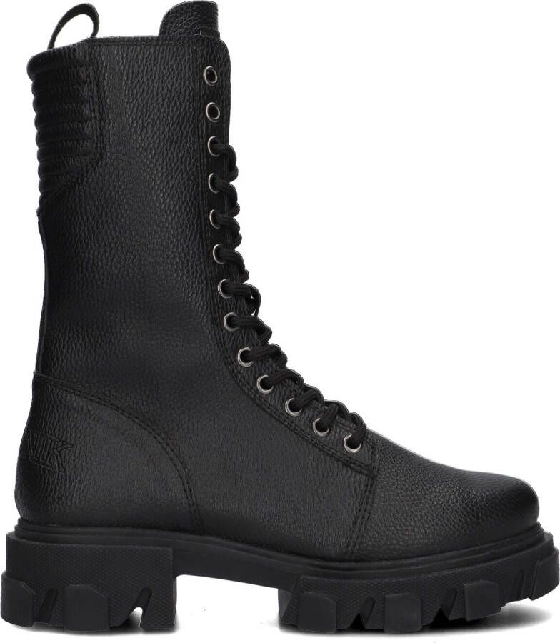 NIK & NIK Zwarte Veterboots Delia Boots