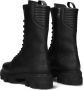 NIK&NIK Delia chunky veterboots zwart Meisjes Imitatieleer 33 - Thumbnail 3