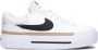 Nike Legacy Lift Lage Sneaker Wit Zwart Oranje White Dames - Thumbnail 5
