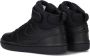 Nike Court Borough Mid 2 Zwart Sneakers Klittenband - Thumbnail 4
