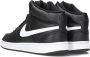 Nike Court Vision Mid Next Nature Sneakers Zwart Wit - Thumbnail 7