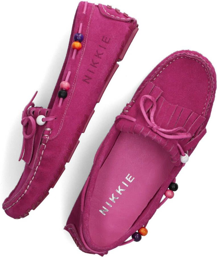 NIKKIE Roze Mocassins Moccasin