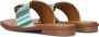 NOA HARMON Teenslippers Dames 9275 Maat: 39 Materiaal: Stro Kleur: Blauw - Thumbnail 4