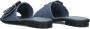 NOA HARMON Slippers Dames 9736 Maat: 39 Materiaal: Leer Kleur: Blauw - Thumbnail 4