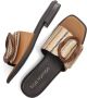 NOA HARMON Slippers Dames 9231 Maat: 36 Materiaal: Leatherlook Kleur: Camel - Thumbnail 6