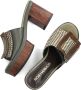 Noa Harmon 9669 Slippers Dames Groen - Thumbnail 6