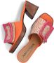 NOA HARMON Muiltjes Dames 9672 Maat: 37 Materiaal: Leatherlook Kleur: Oranje - Thumbnail 6