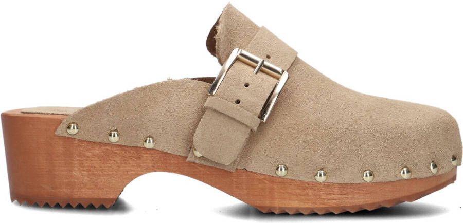 NOTRE-V Beige Clogs 8504