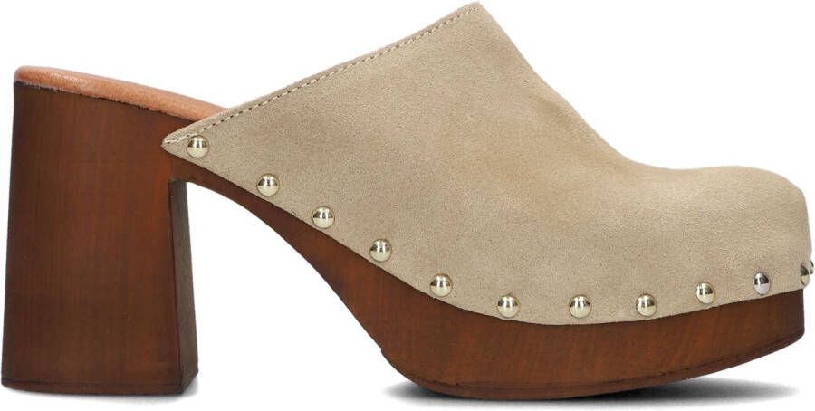 NOTRE-V Beige Clogs 8726