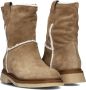 Notre-V 07-3304 Enkelboots Enkellaarsjes Dames Beige - Thumbnail 4