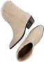 Bruin Tinten 06 51 Enkellaarsjes Enkelboots Dames Beige - Thumbnail 5