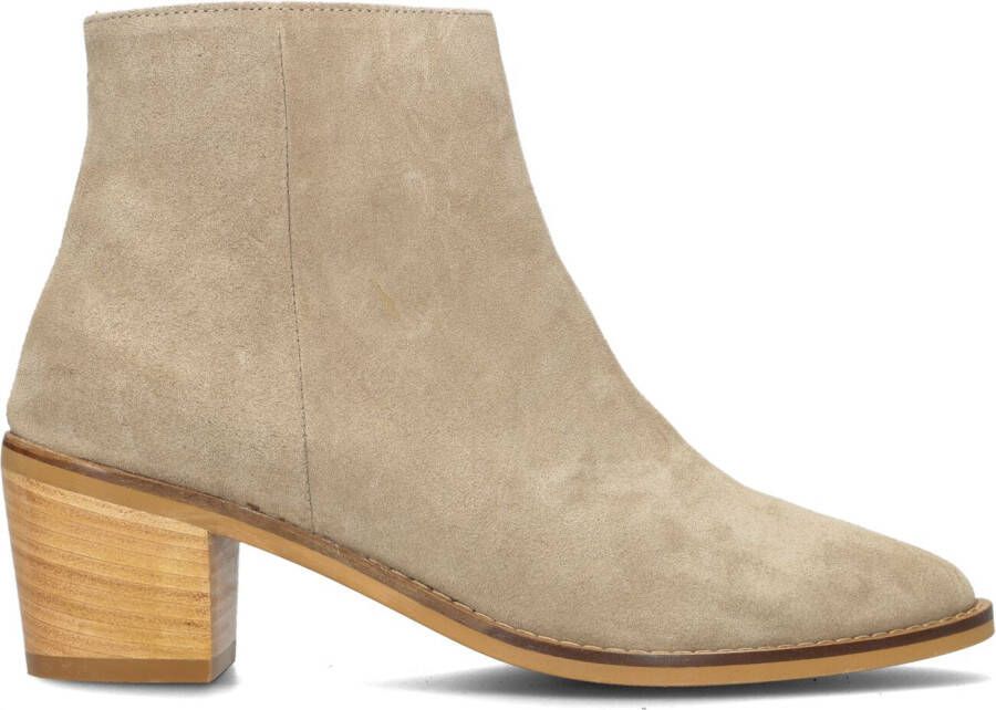 Notre-V Beige Enkellaarsjes 139 2328