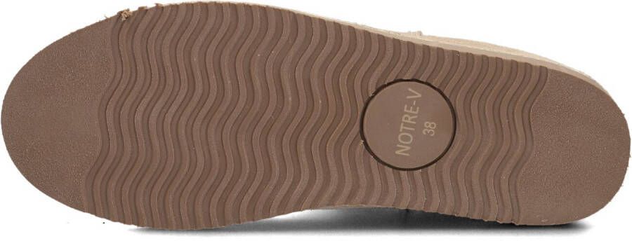 NOTRE-V Beige Enkellaarsjes 2204-03 1