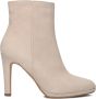 Notre-V 26533 Enkellaarsjes Enkelboots met rits Dames Beige - Thumbnail 2