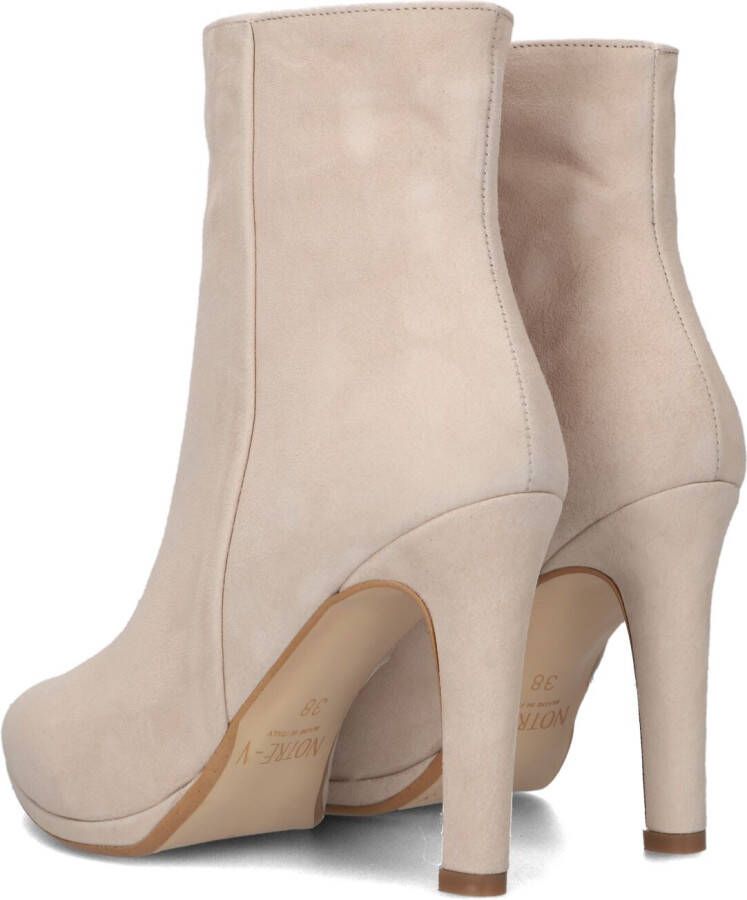 NOTRE-V Beige Enkellaarsjes 26533