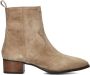 Notre-v Beige Suède Enkellaarzen Stijlvol Model Beige Dames - Thumbnail 3
