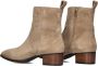 Notre-v Beige Suède Enkellaarzen Stijlvol Model Beige Dames - Thumbnail 4
