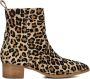 Notre-V 3231 Enkellaarsjes Enkelboots met rits Dames Beige - Thumbnail 3