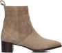 Notre-V 63231 Enkellaarsjes Enkelboots met rits Dames Beige - Thumbnail 3