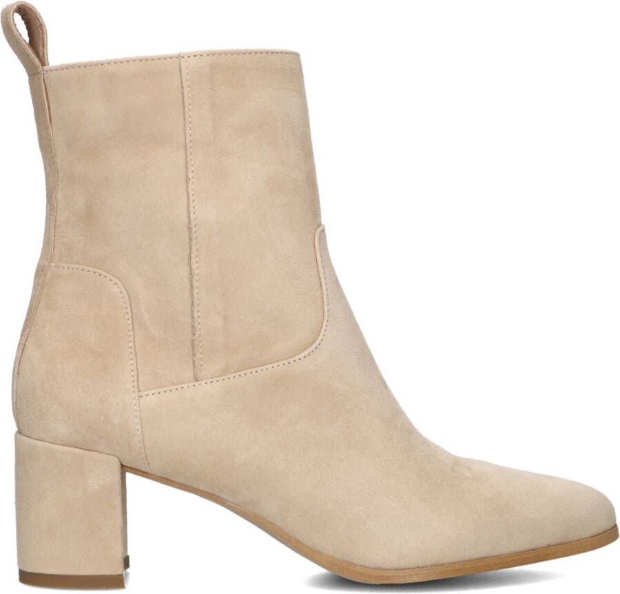 NOTRE-V Beige Enkellaarsjes 8543