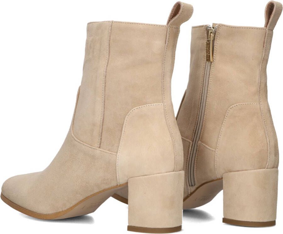 NOTRE-V Beige Enkellaarsjes 8543