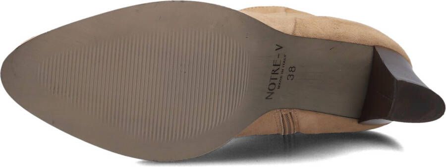 NOTRE-V Beige Enkellaarsjes 97436