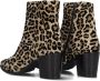 Notre-V At 156 Enkellaarsjes Enkelboots met rits Dames Beige - Thumbnail 5
