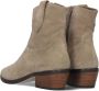 Notre-V Fru110 Enkellaarsjes Enkelboots met rits Dames Beige - Thumbnail 4