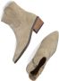 Notre-V Fru110 Enkellaarsjes Enkelboots met rits Dames Beige - Thumbnail 5