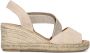 Notre-V Ciara23.1 Espadrilles Zomer Schoenen Dames Beige - Thumbnail 2