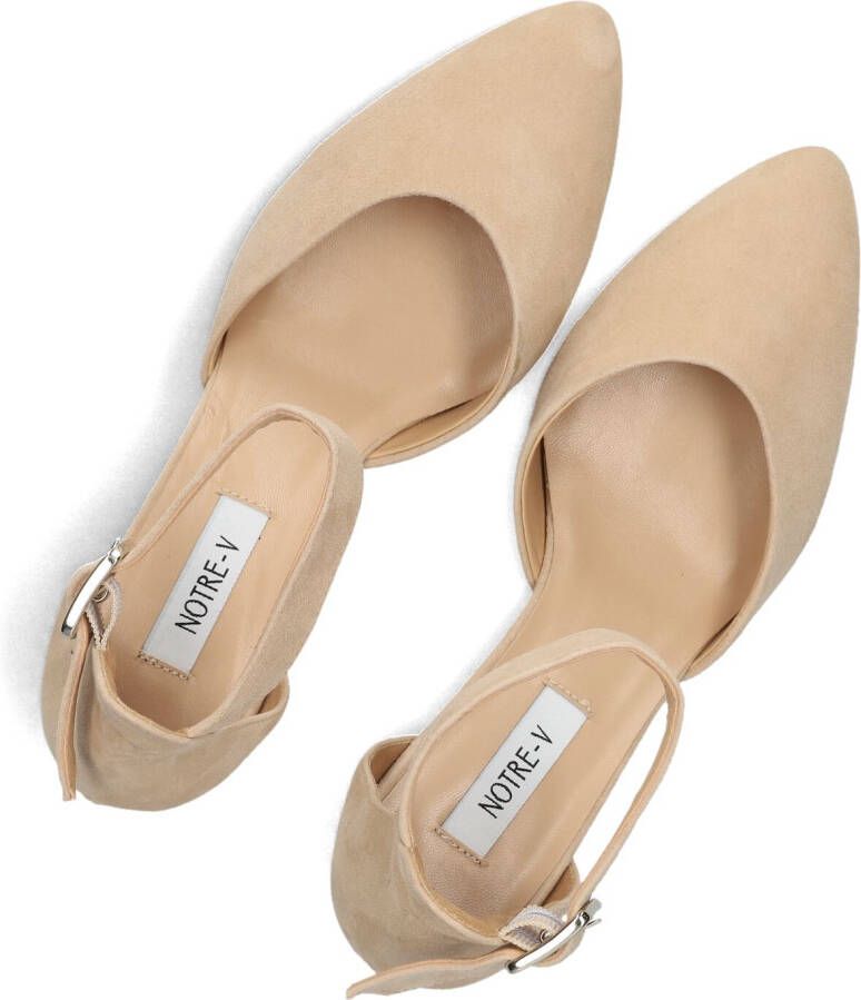NOTRE-V Beige Hakken 12625