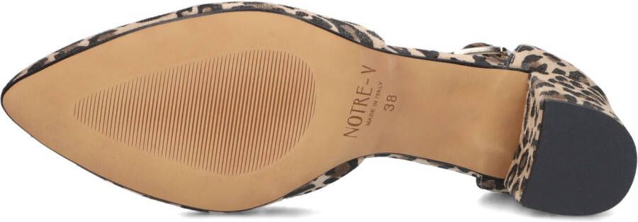 NOTRE-V Beige Hakken 12625