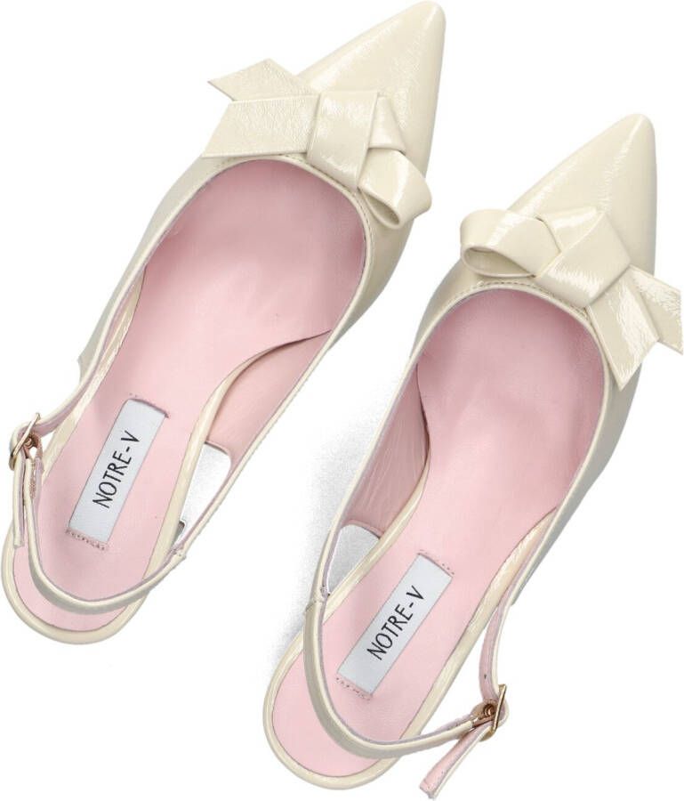 NOTRE-V Beige Hakken 2621cl