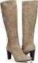 Notre-V 97490 Laarzen Suède Dames Beige - Thumbnail 5