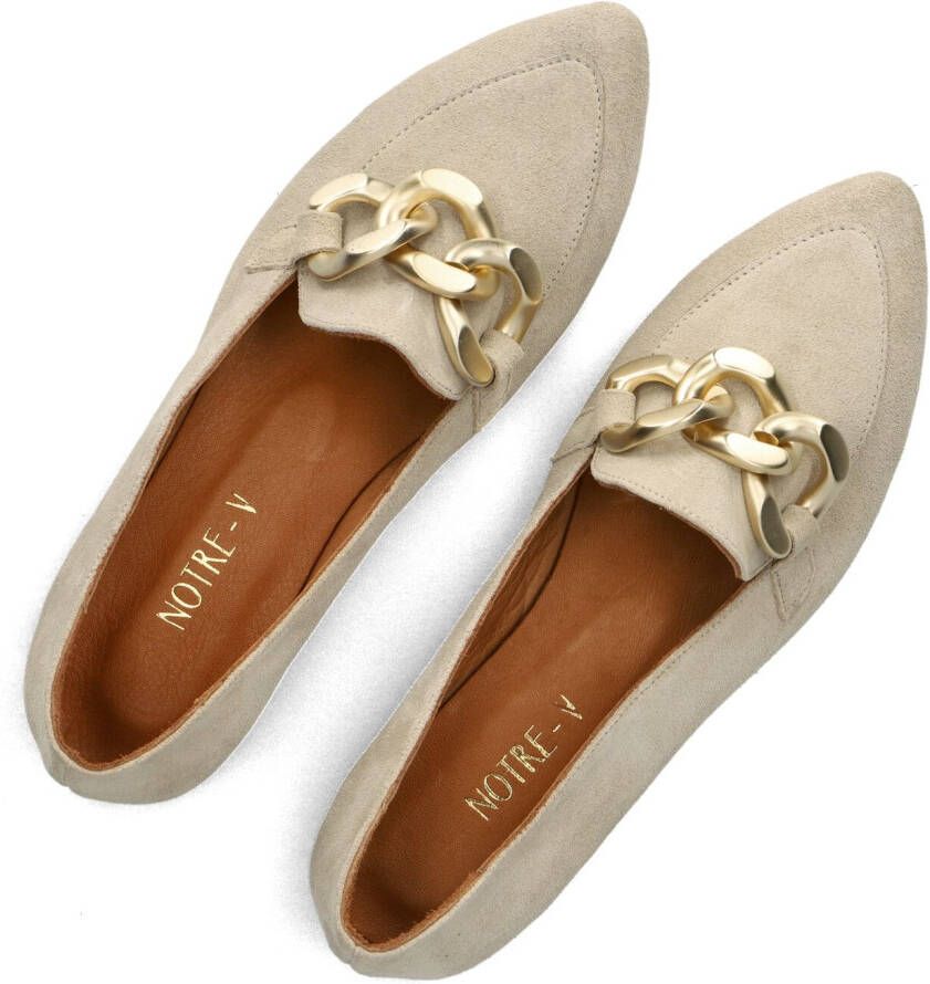 NOTRE-V Beige Loafers 4605